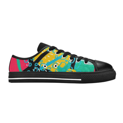 Bright And Colourful - Women's Classic Canvas Shoes