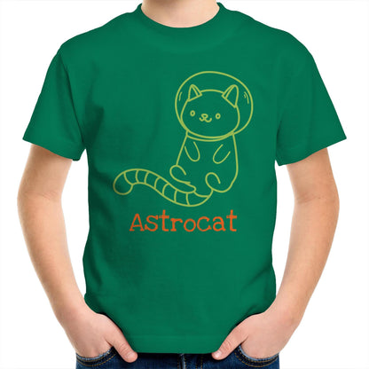 Astrocat, Cat Astronaut - Kids Youth T-Shirt