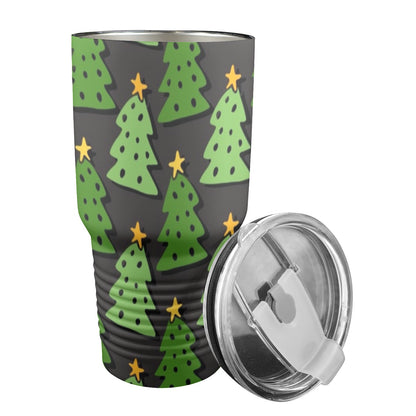 Christmas Trees - 30oz Insulated Stainless Steel Mobile Tumbler