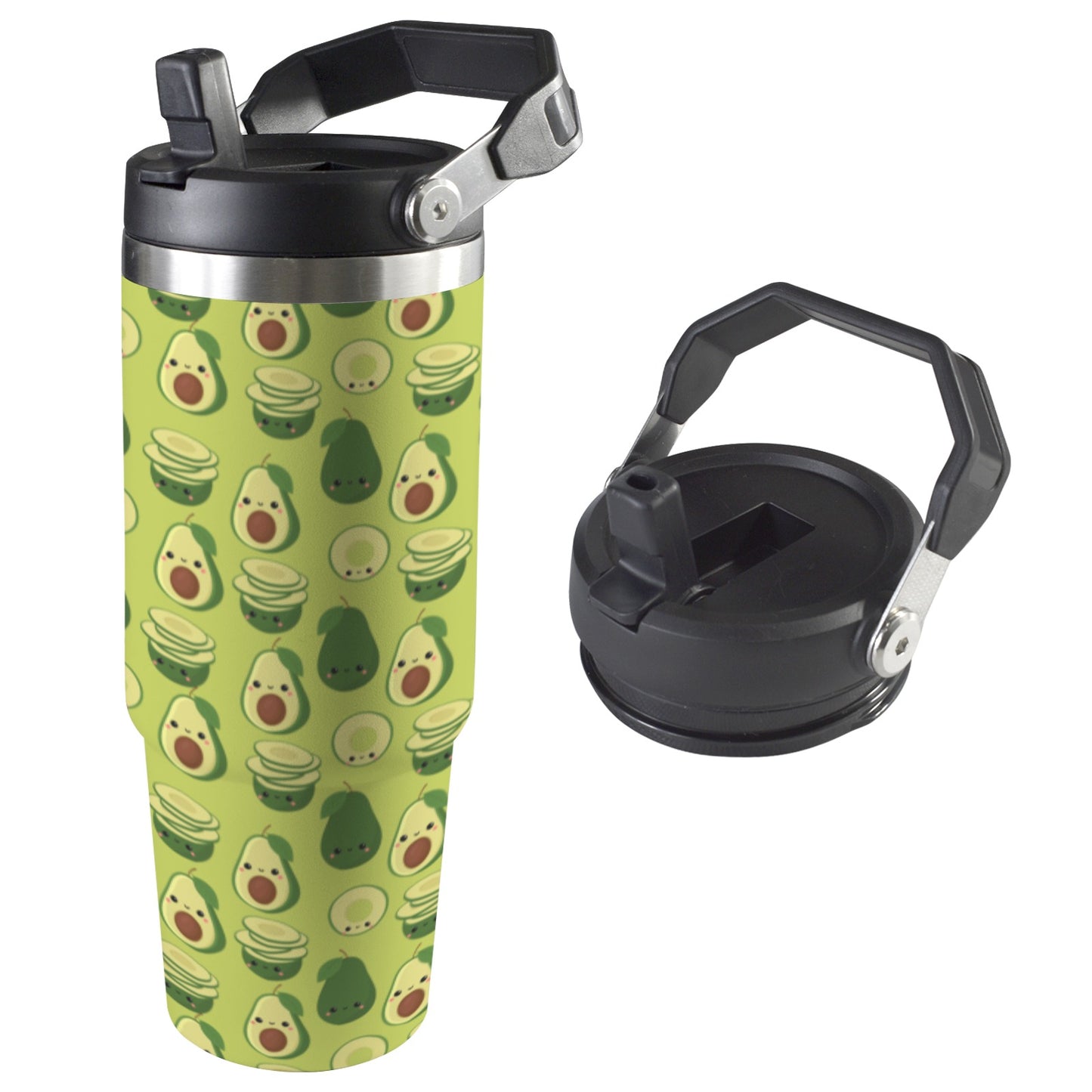 Cute Avocados - 30oz Tumbler with Top Handle