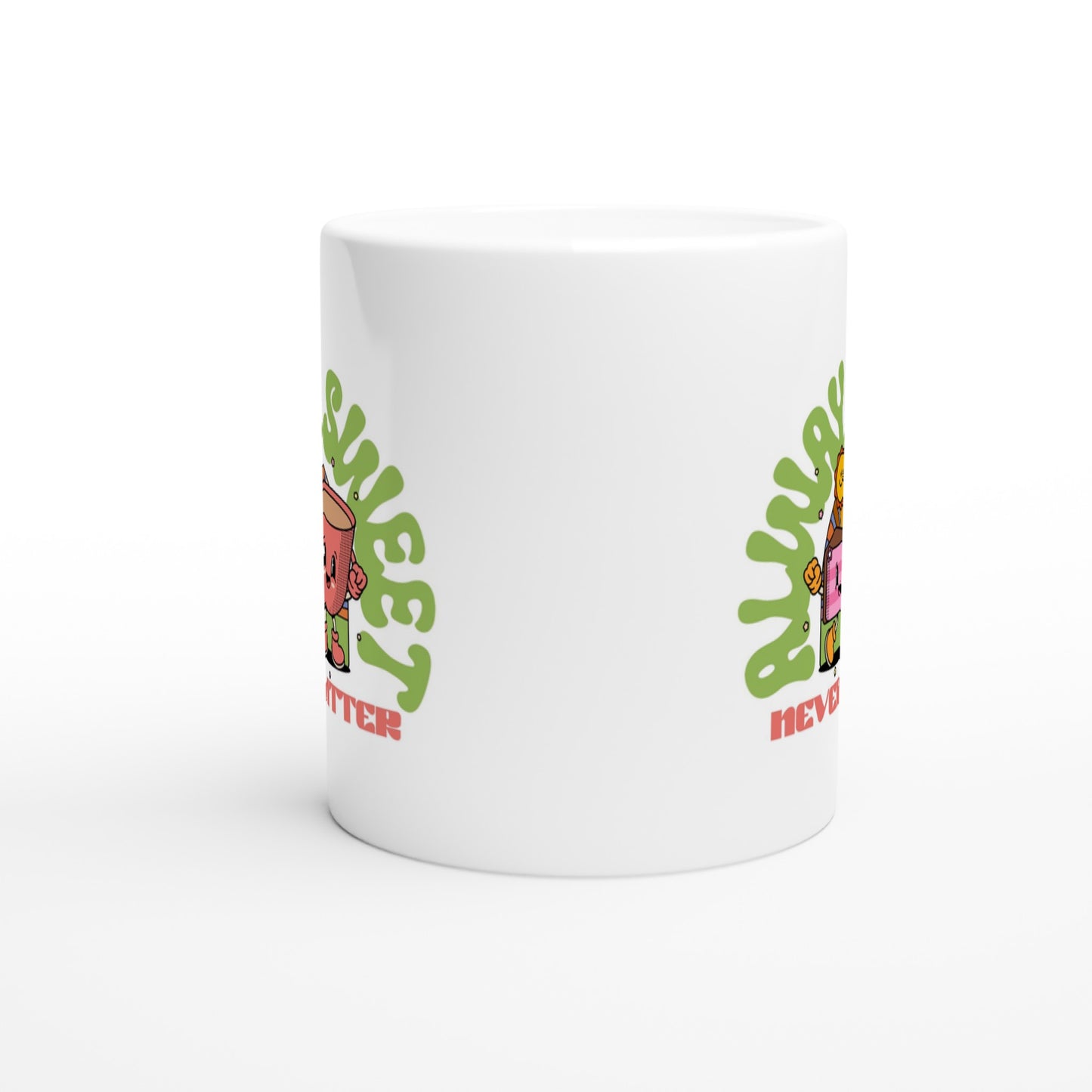 Always Sweet, Never Bitter - White 11oz Ceramic Mug White 11oz Mug food Globally Fulfilled