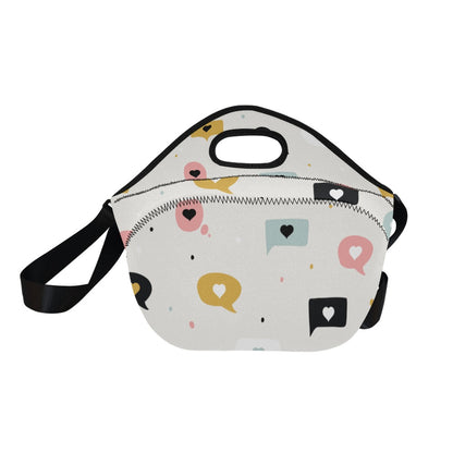 Love Message - Neoprene Lunch Bag/Large