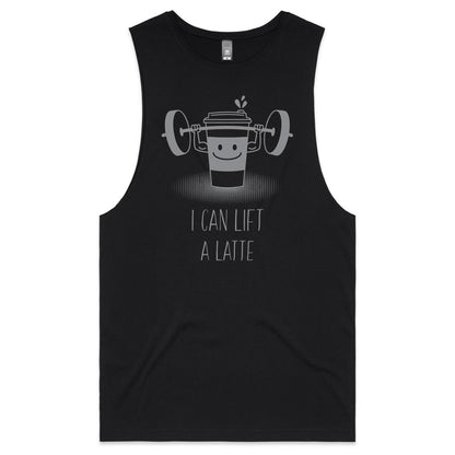 I Can Lift A Latte, Coffee - Tank Top Tee