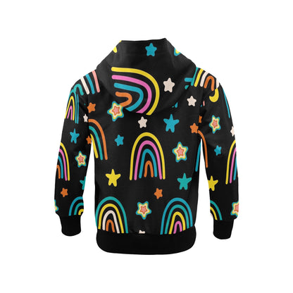 Rainbows - Junior Boys Zip Up Hoodie