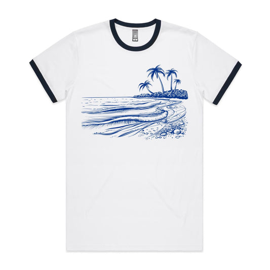 Surf Beach - Staple Ringer Tee