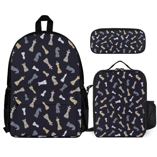 Chess - School Backpack Three Piece Set