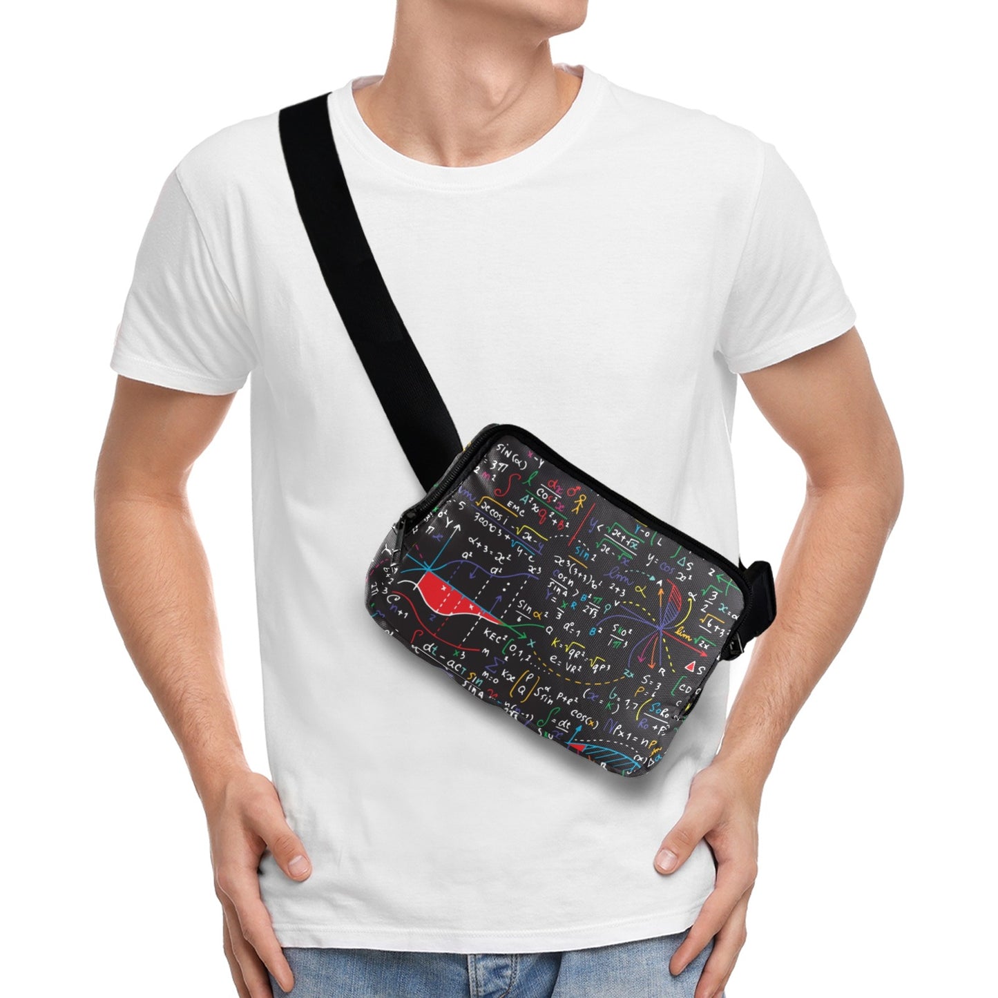 Colourful Maths Formulas - Belt Bag Belt Bag Maths Printed Offshore Science