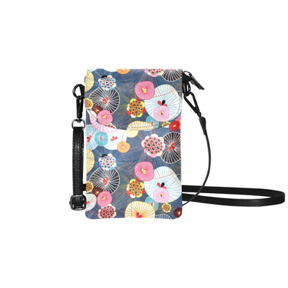 Abstract Floral - Small Phone Purse /Bag