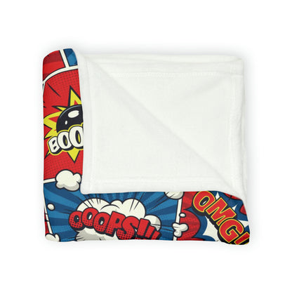 Comic Book - Soft Polyester Blanket Blanket comic