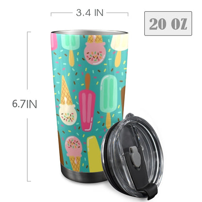 Ice Cream - 20oz Travel Mug / Tumbler