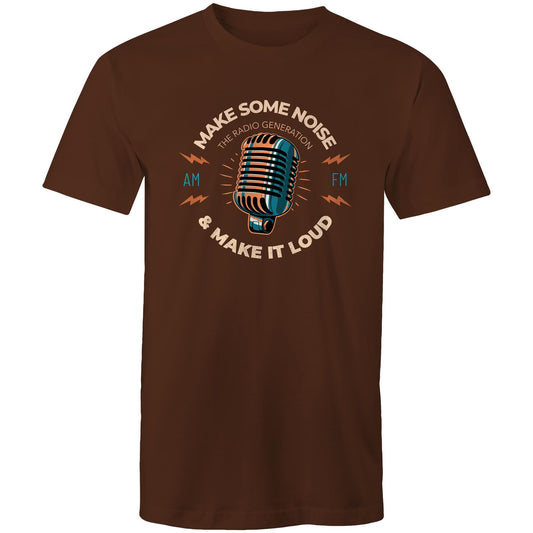 Make Some Noise And Make It Loud - Mens T-Shirt Dark Chocolate Mens T-shirt Music