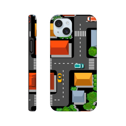 Road Map - Phone Tough Case iPhone 15 Plus Phone Case Globally Fulfilled