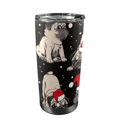 Christmas Dogs - 20oz Travel Mug / Tumbler