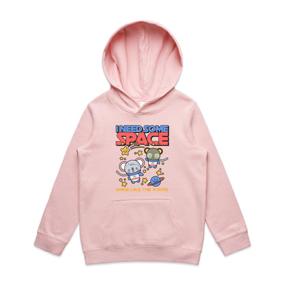 I Need Some Space - Youth Supply Hood Pink Kids Hoodie Space
