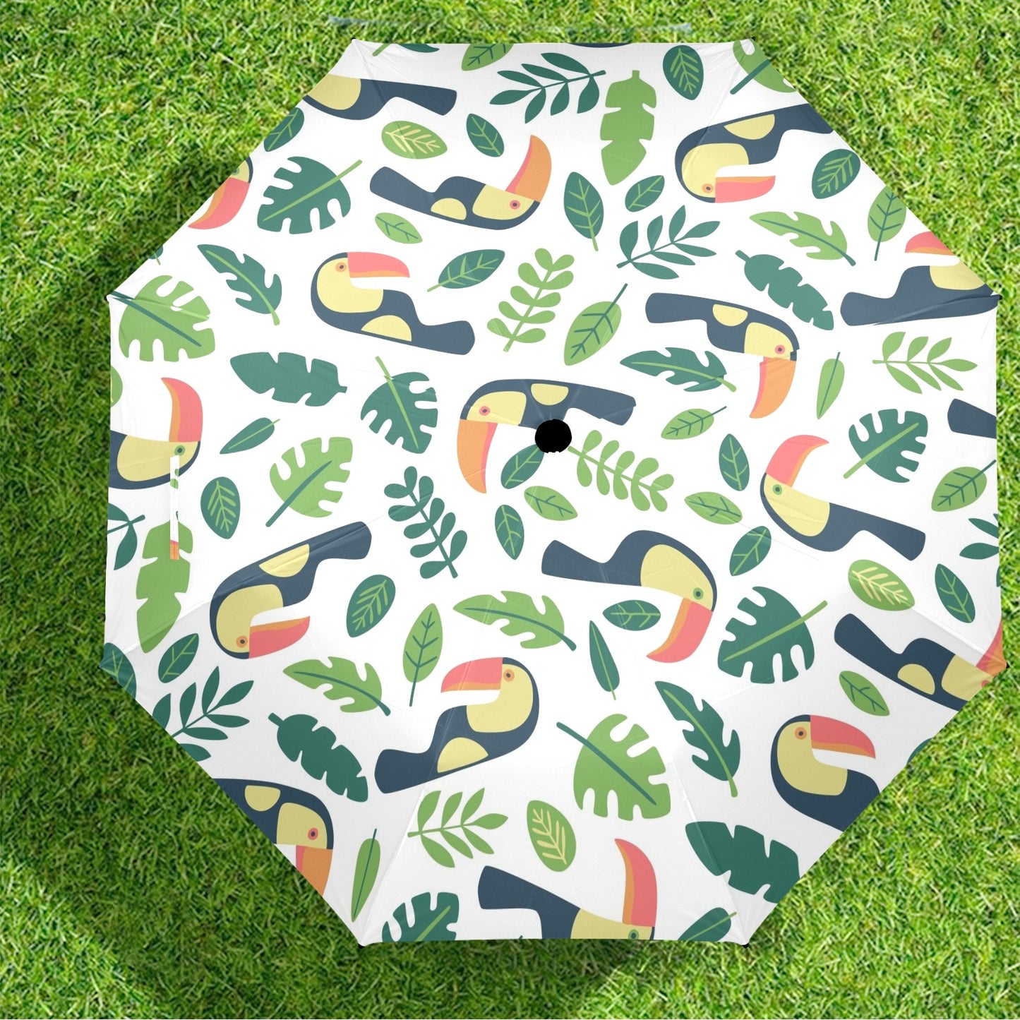 Toucans - Semi-Automatic Foldable Umbrella Semi-Automatic Foldable Umbrella Printed Offshore