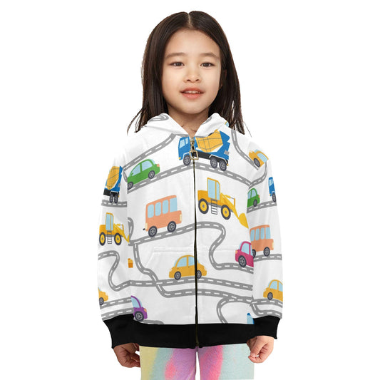 On The Road - Junior Girls Zip Up Hoodie