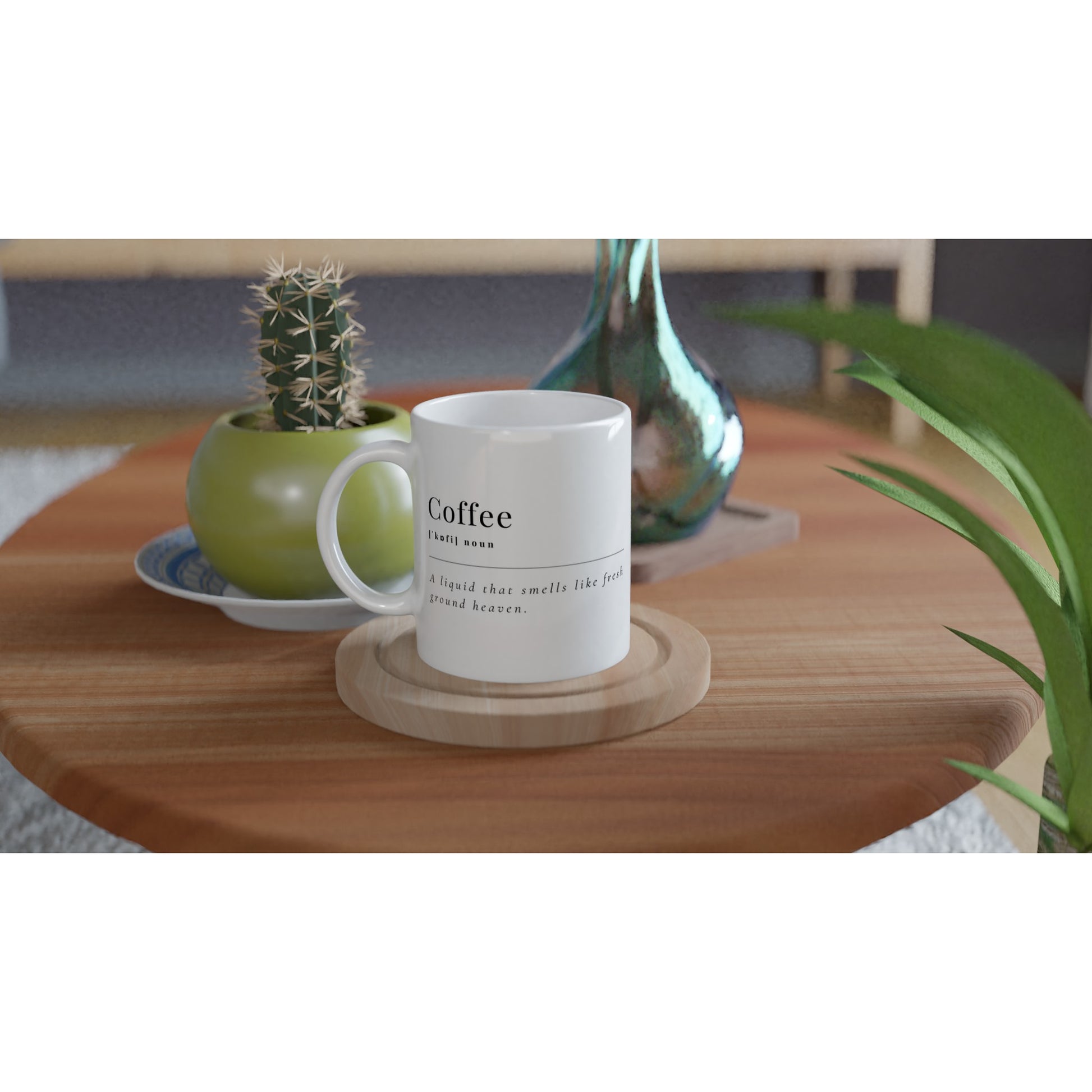 Coffee Definition - White 11oz Ceramic Mug White 11oz Mug Coffee Globally Fulfilled