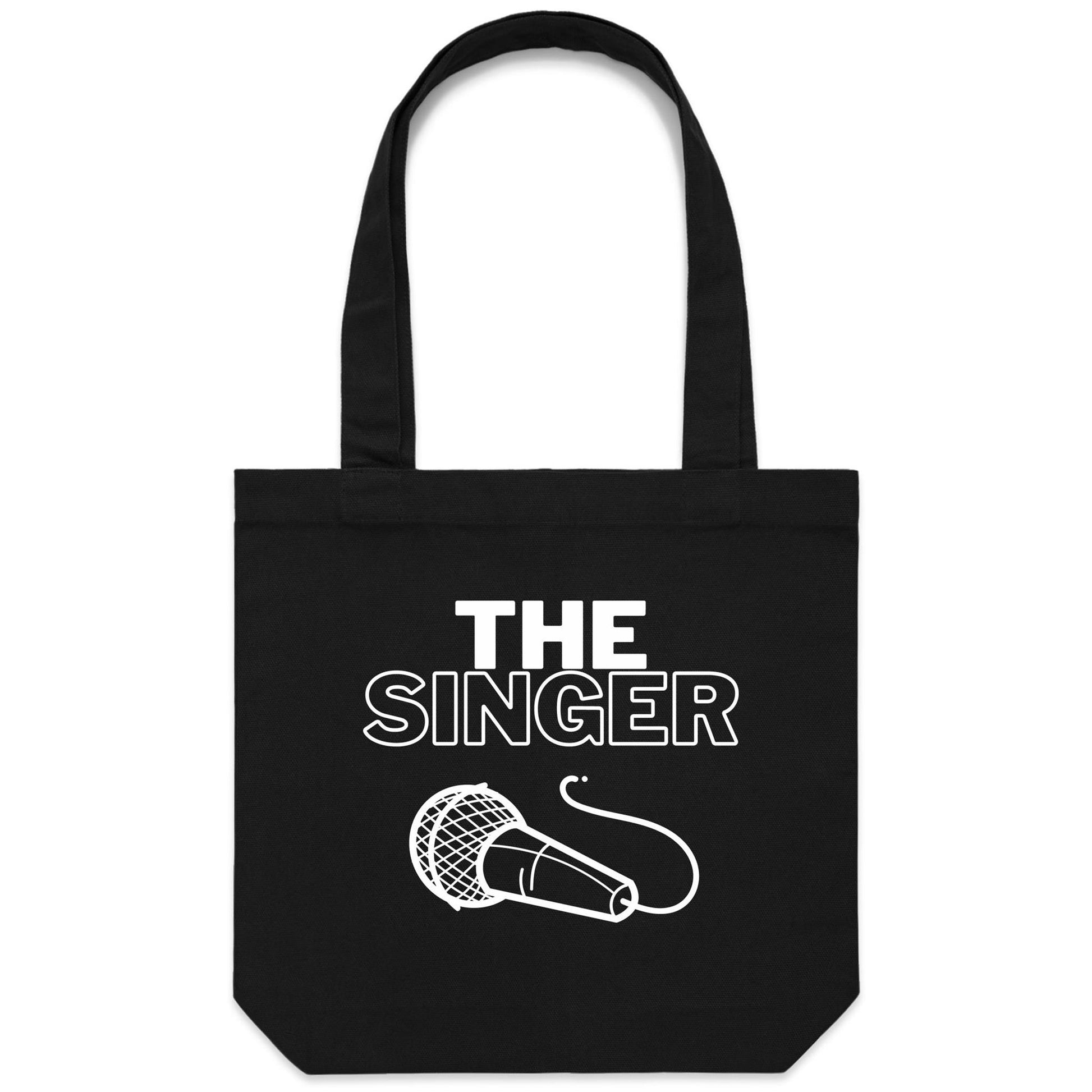 The Singer - Canvas Tote Bag Default Title Tote Bag Music
