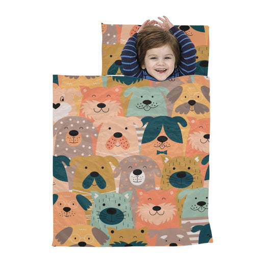 Lots Of Dogs - Kids Sleeping Bag