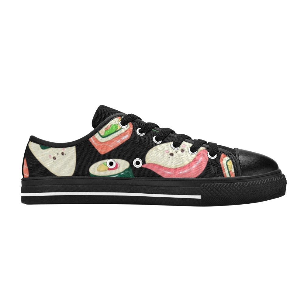 Happy Sushi - Men's Classic Canvas Shoes