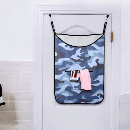 Blue Camouflage - Hanging Laundry Bag