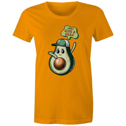 Avocado, I Don't Give A Guac - Womens T-shirt