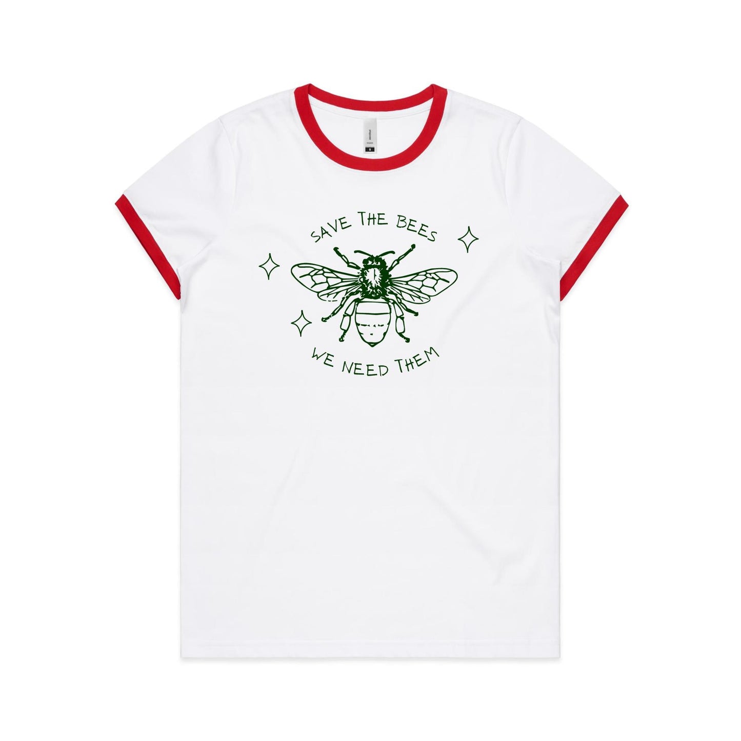 Save The Bees - Women's Ringer Tee