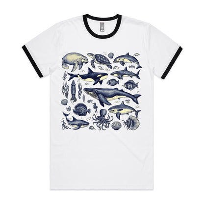 Sea Creatures - Staple Ringer Tee