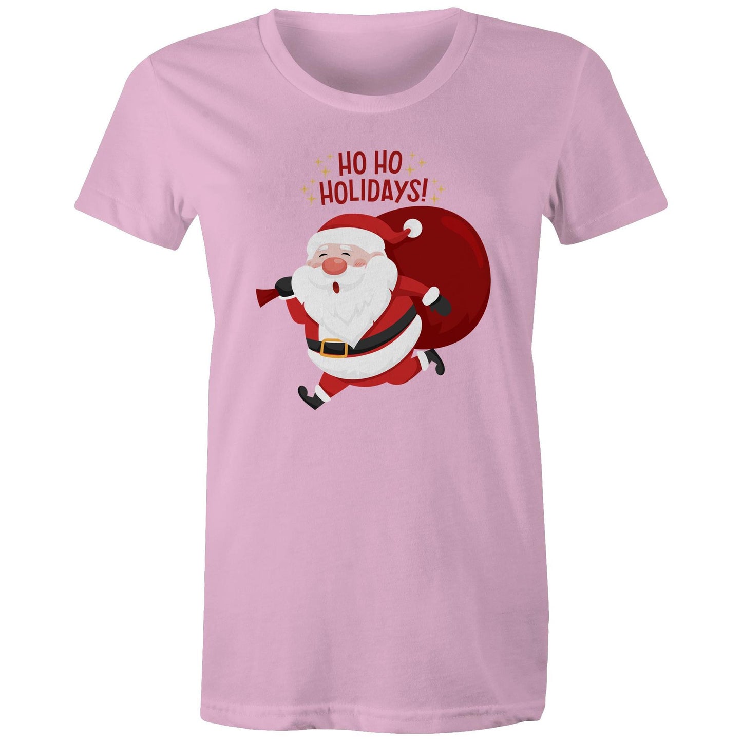 Santa, Ho Ho Holidays - Womens T-shirt