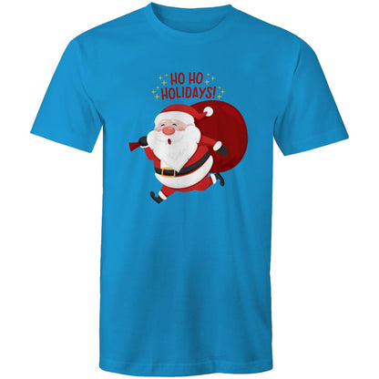 Ho Ho Holidays, Santa, Christmas - Mens T-Shirt