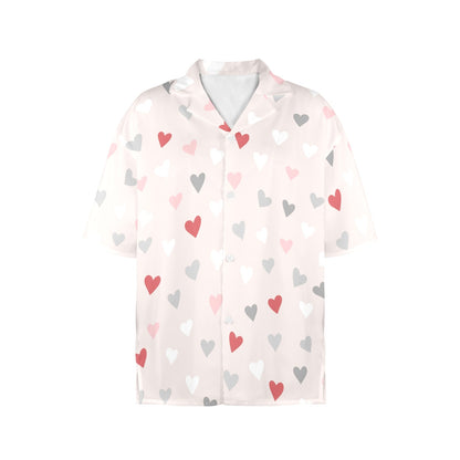 Pretty Hearts - Womens Hawaiian Shirt