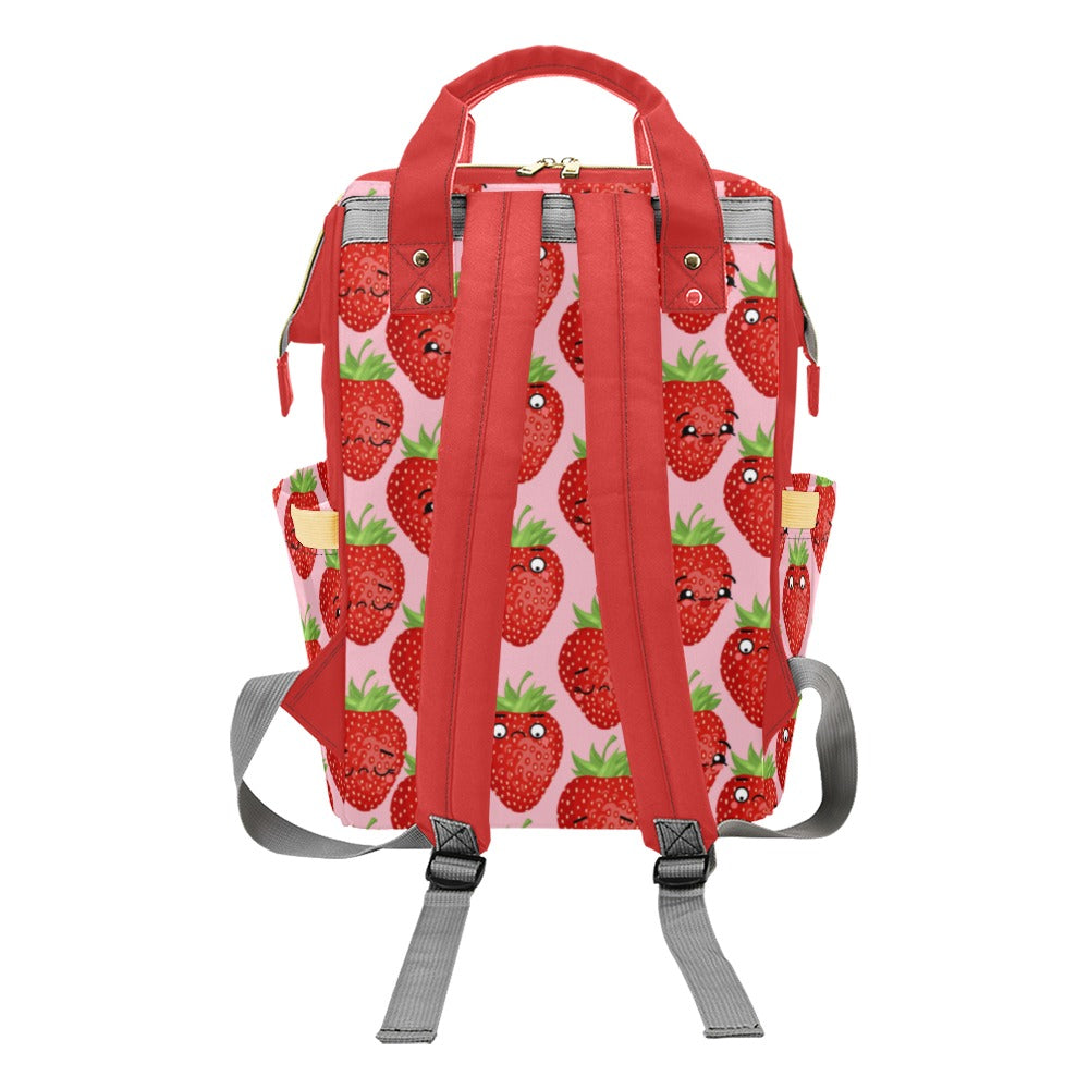 Strawberry Characters - Multifunction Backpack Multifunction Backpack Food Printed Offshore