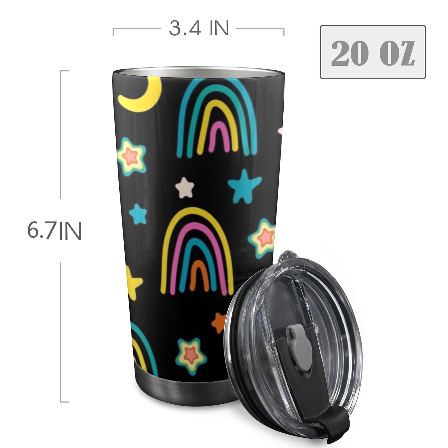 Rainbows - 20oz Travel Mug / Tumbler