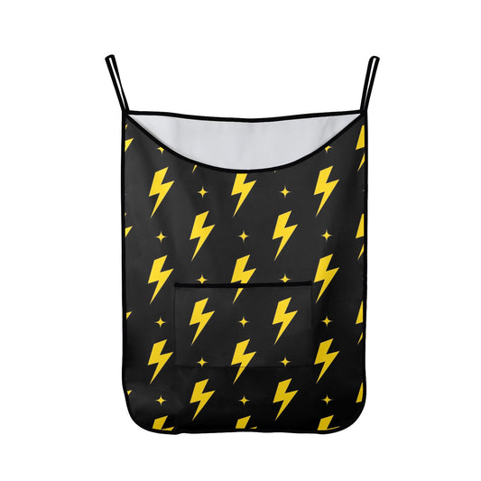 Yellow Lightning - Hanging Laundry Bag