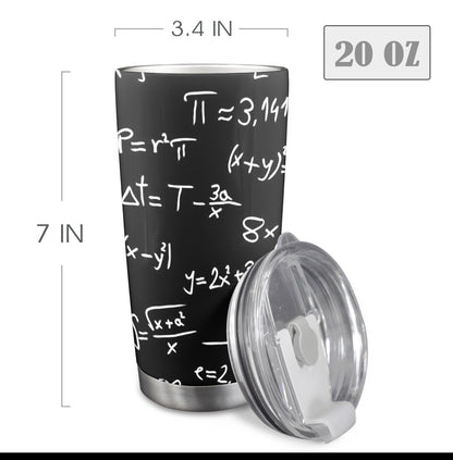 Equations - 20oz Travel Mug with Clear Lid