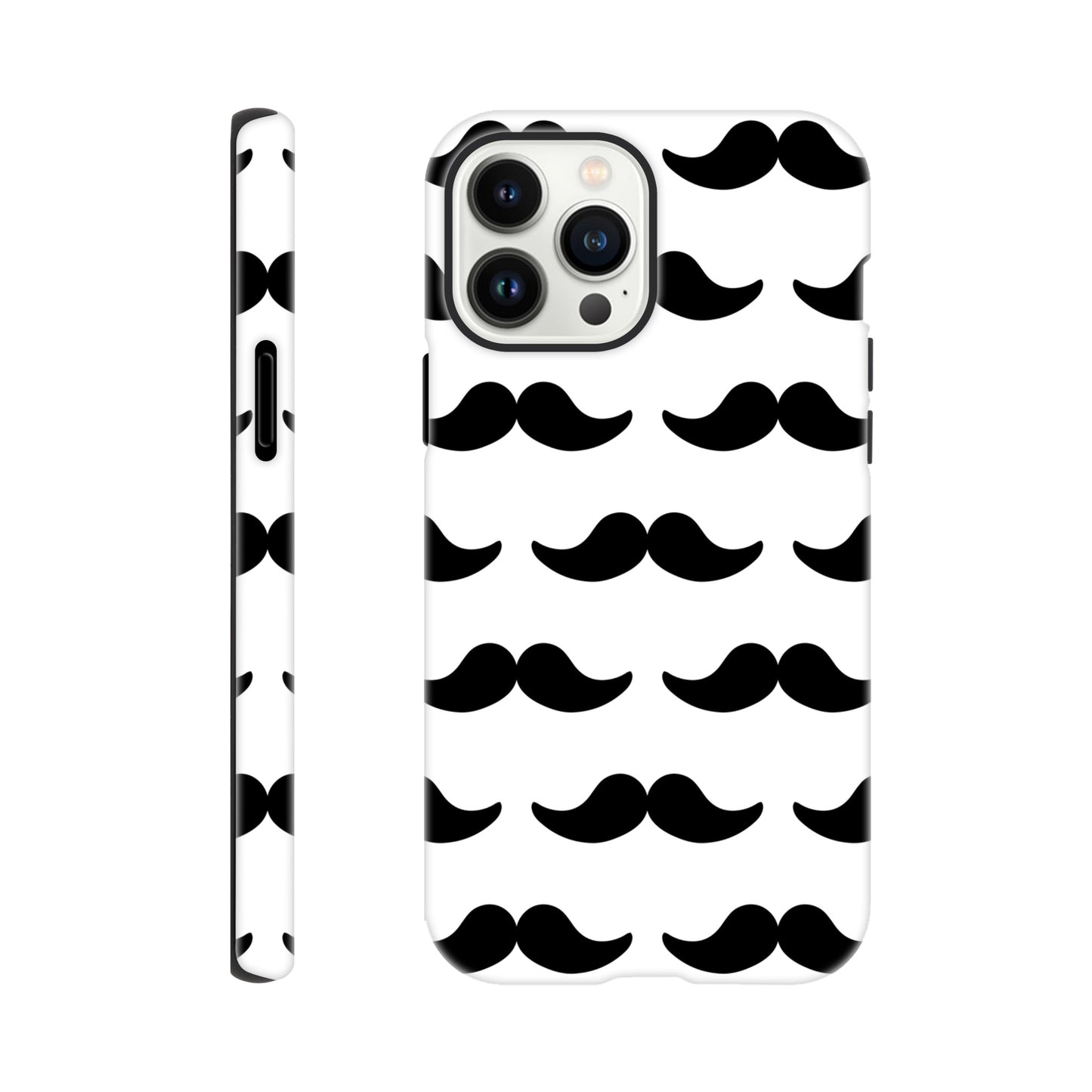 Moustache - Phone Tough Case iPhone 13 Pro Max Phone Case Funny Globally Fulfilled