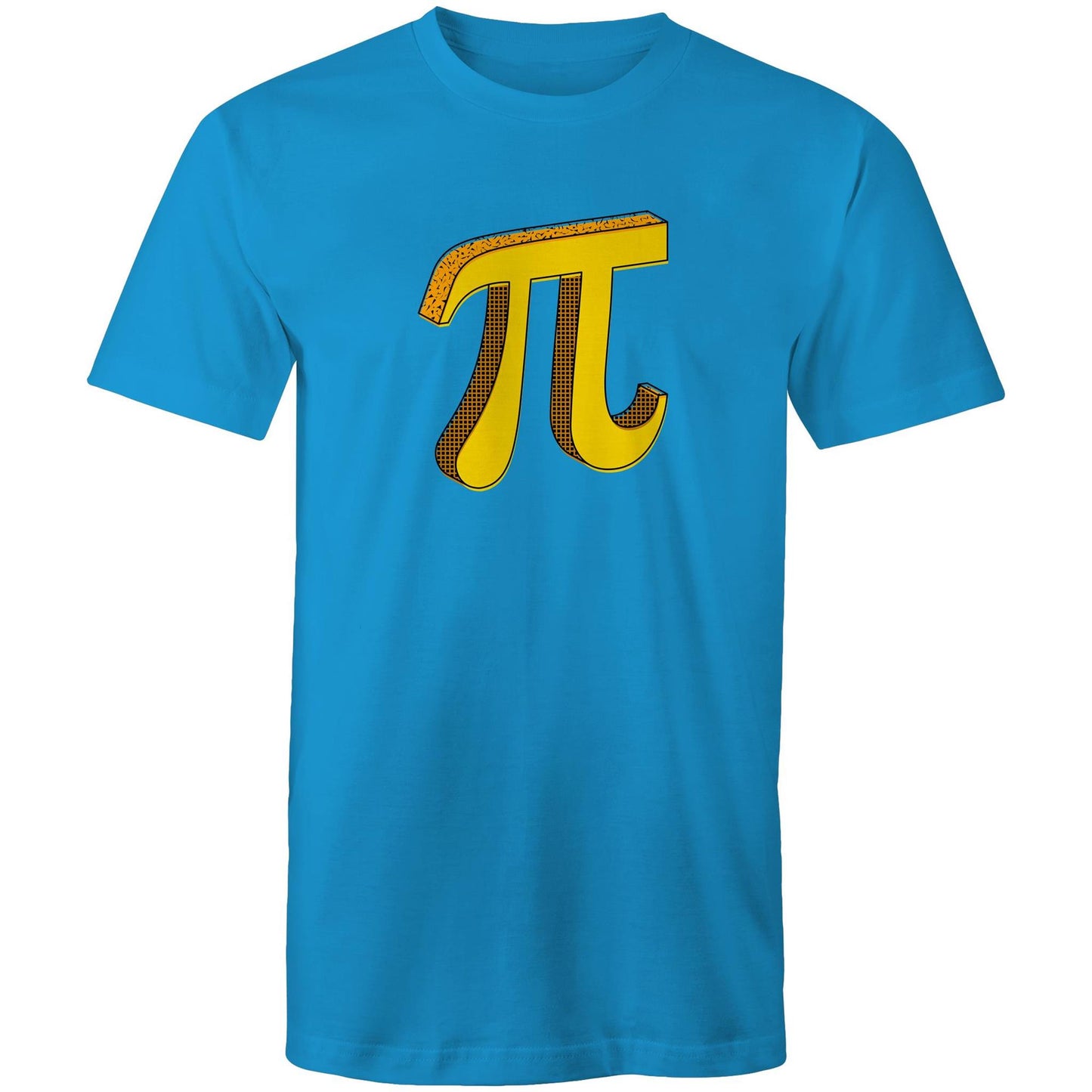 Pi - Mens T-Shirt Arctic Blue Mens T-shirt Printed In Australia Science