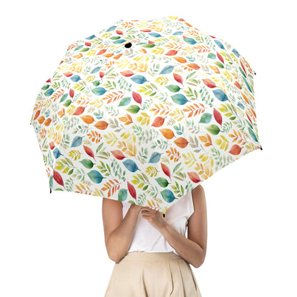 Autumn Leaves - Semi-Automatic Foldable Umbrella