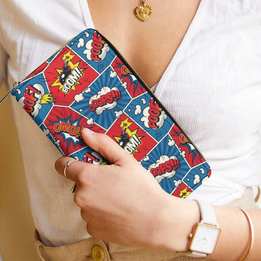 Comic Book Pop - Leather Wallet / Purse