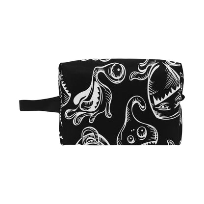 Monsters In Black And White - Wash Bag