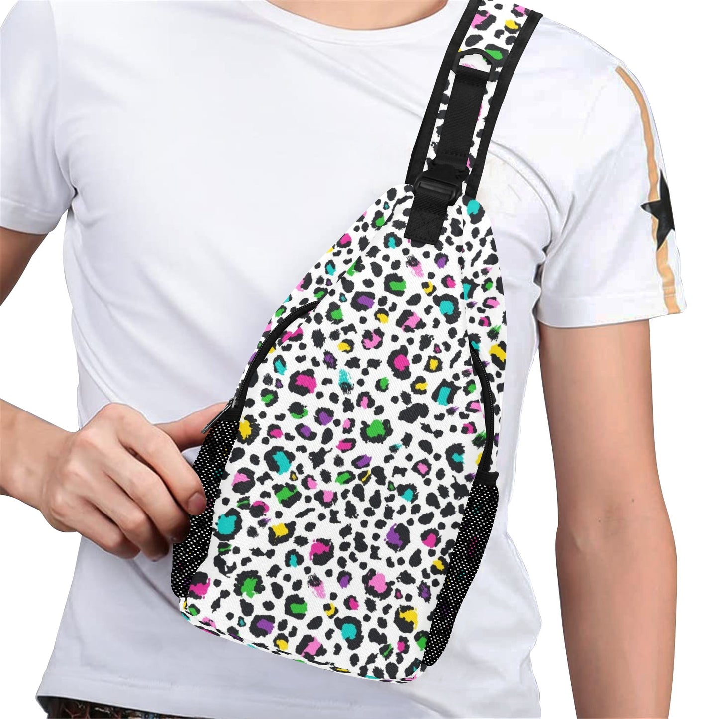 Animal Print In Colour - Cross-Body Chest Bag Cross-Body Chest Bag Printed Offshore