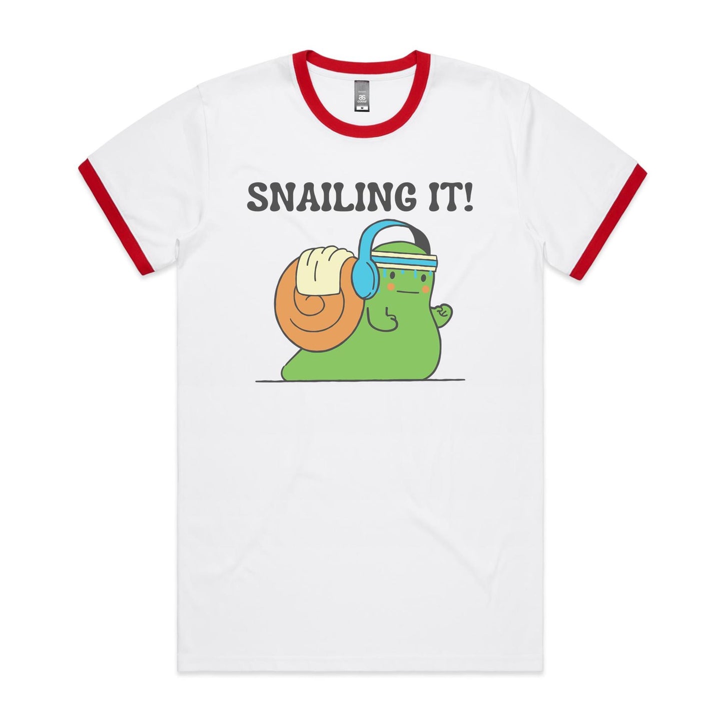 Snailing It - Staple Ringer Tee