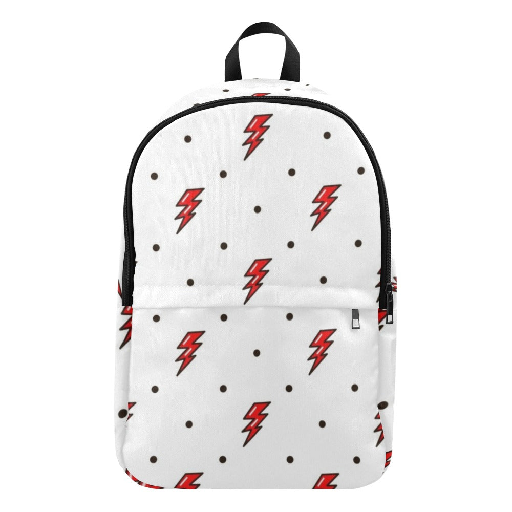 Red Lightning - Fabric Backpack for Adult