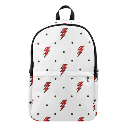 Red Lightning - Fabric Backpack for Adult