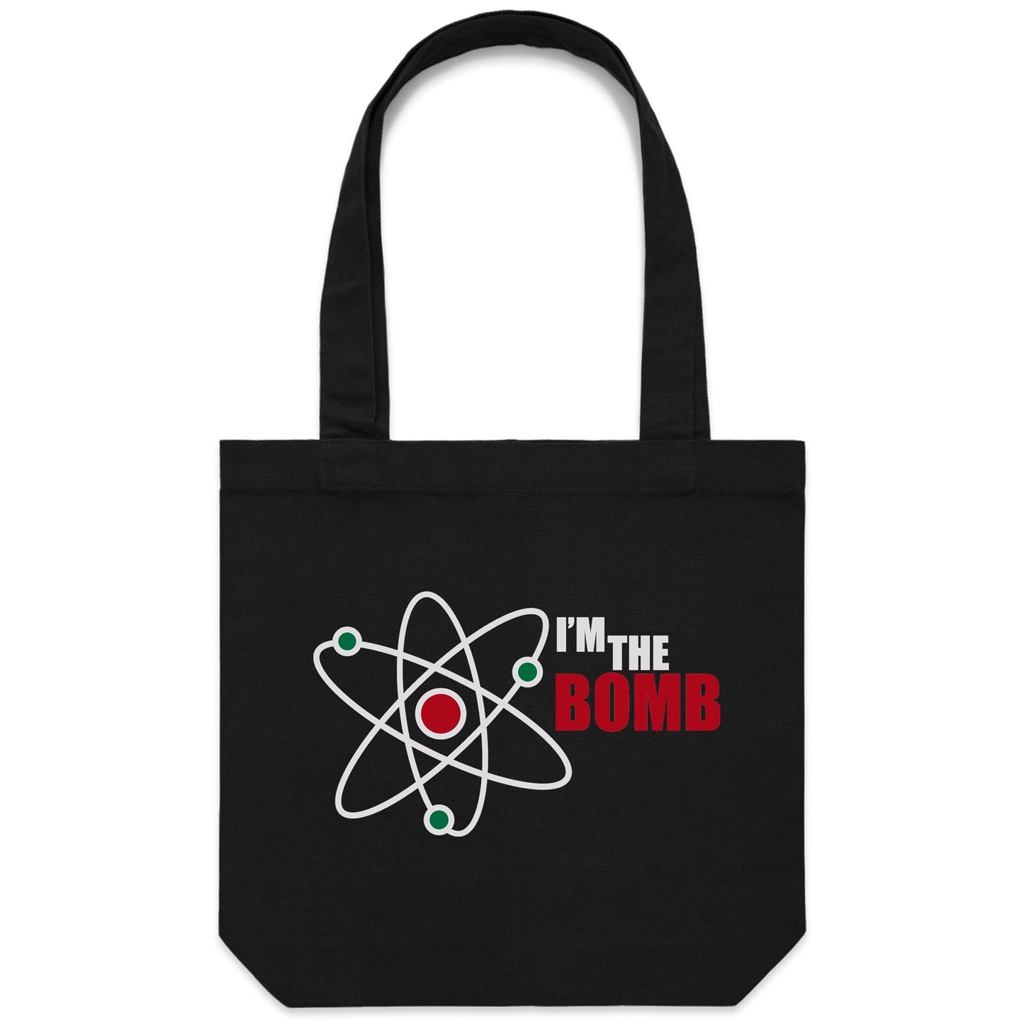 I'm The Bomb, Atom - Canvas Tote Bag