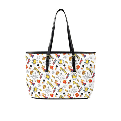 Super Dog - Leather Tote Bag-Large