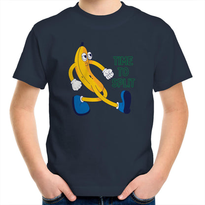 Banana, Time To Split - Kids Youth T-Shirt