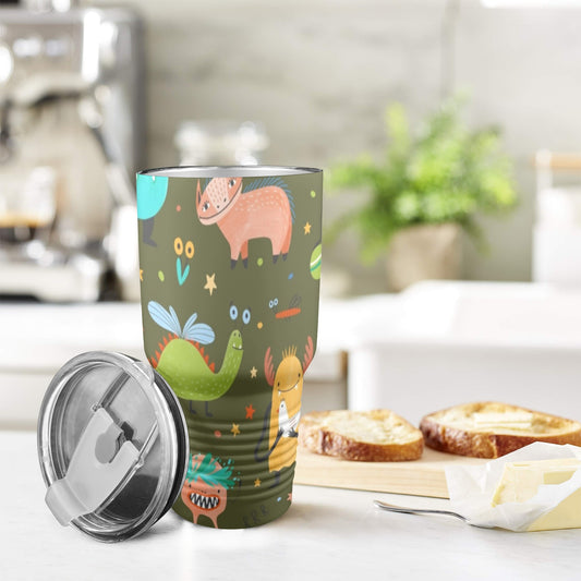 Monsters - 30oz Insulated Stainless Steel Mobile Tumbler