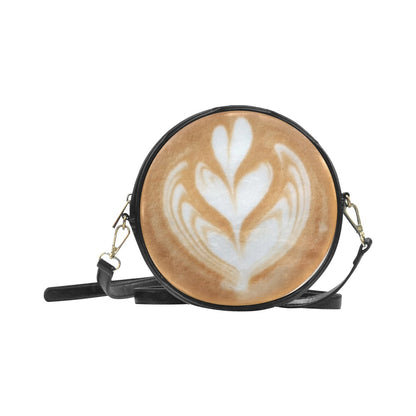 Coffee Art - Round Sling Bag