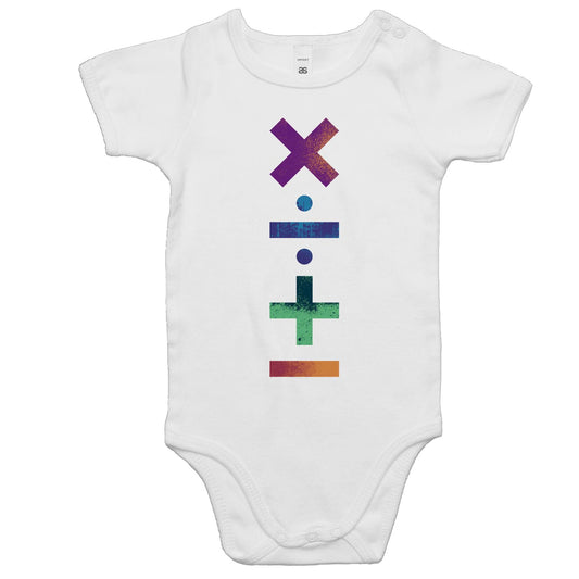 Maths Symbols - Baby Bodysuit